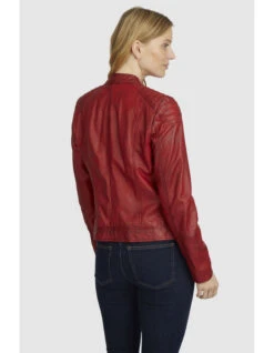 Lederjacke Rivera In Rot -Limango Verkäufe 7eleven lederjacke rivera in rot 2