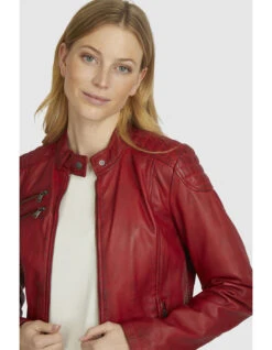 Lederjacke Rivera In Rot -Limango Verkäufe 7eleven lederjacke rivera in rot 5