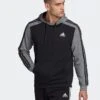ADIDAS Hoodie "Mel" In Schwarz/ Grau