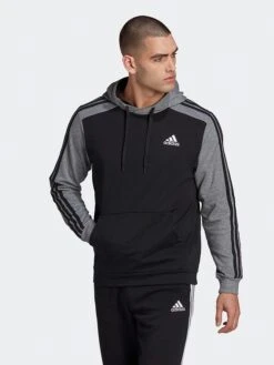 ADIDAS Hoodie "Mel" In Schwarz/ Grau