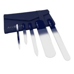 CONTOUR LUXE Glas-Nagelfeilenset In Dunkelblau -Limango Verkäufe ailoria contour luxe glas nagelfeilenset in dunkelblau 4