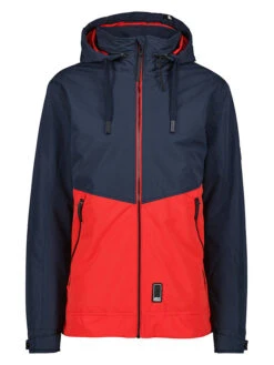 Funktionsjacke "Don Esteban" In Dunkelblau/ Rot