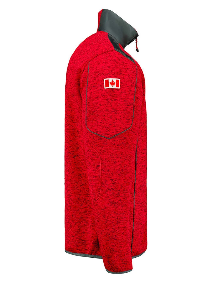 Fleecejacke "Turbine" In Rot 4 Fleecejacke "Turbine" In Rot – Bild 4