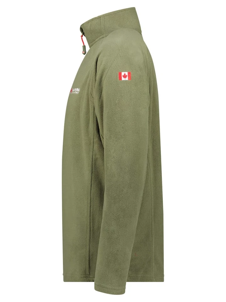 Fleecepullover "Tonneauhz" In Khaki 4 Fleecepullover "Tonneauhz" In Khaki – Bild 4