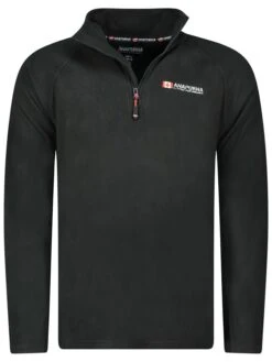 Fleecepullover "Tonneauhz" In Schwarz