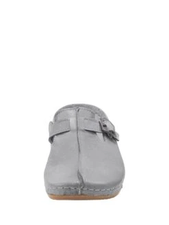 Andrea Conti Leder-Clogs In Grau -Limango Verkäufe andrea conti leder clogs in grau 1