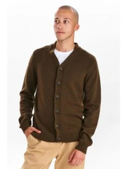 Anerkjendt Woll-Cardigan "Svend" In Braun