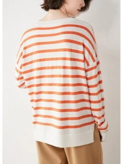 Pullover In Weiß/ Orange 5 Pullover In Weiß/ Orange -Limango Verkäufe asne pullover in weiss orange 2