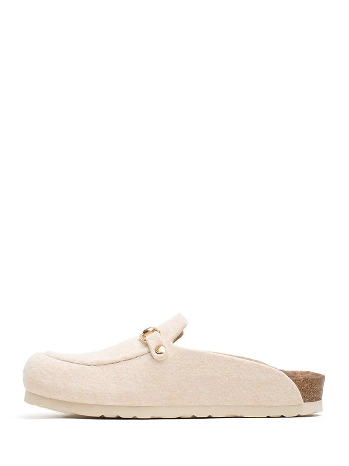 Hausschuhe "Cevennes" In Creme 2 Hausschuhe "Cevennes" In Creme – Bild 2
