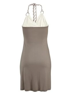 Strandkleid In Creme-taupe-rose -Limango Verkäufe beach time strandkleid in creme taupe rose 2