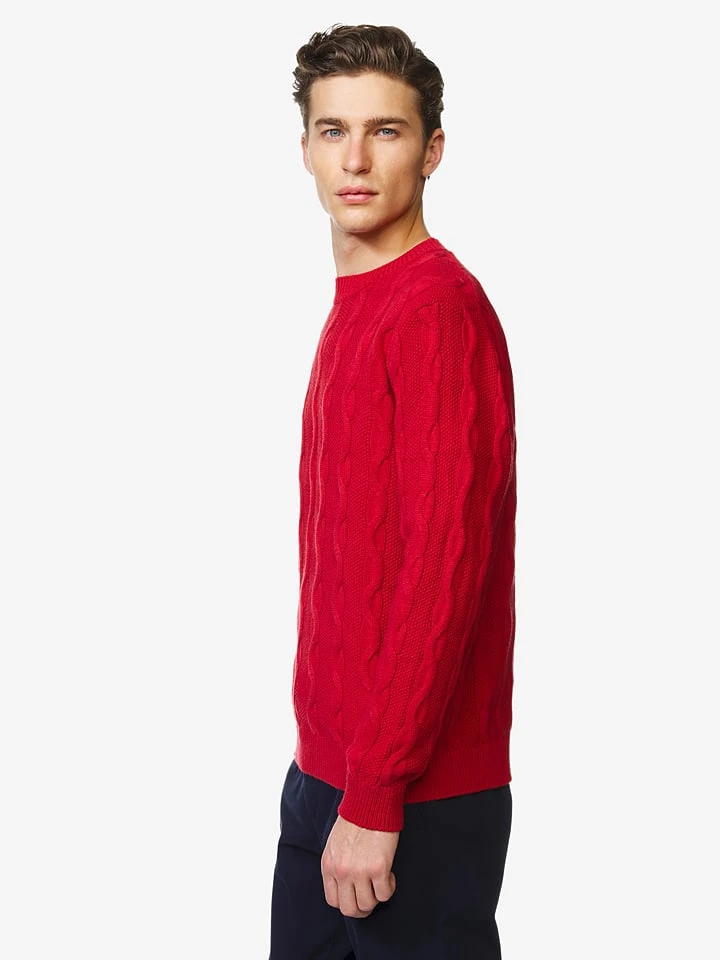 Benetton Pullover In Rot 4 Benetton Pullover In Rot – Bild 4