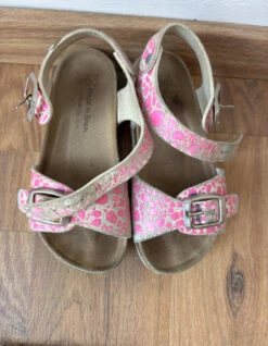 Sandalen In Rosa/ Weiß