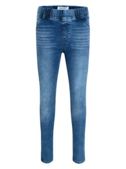 Blue Effect Jeggings In Blau