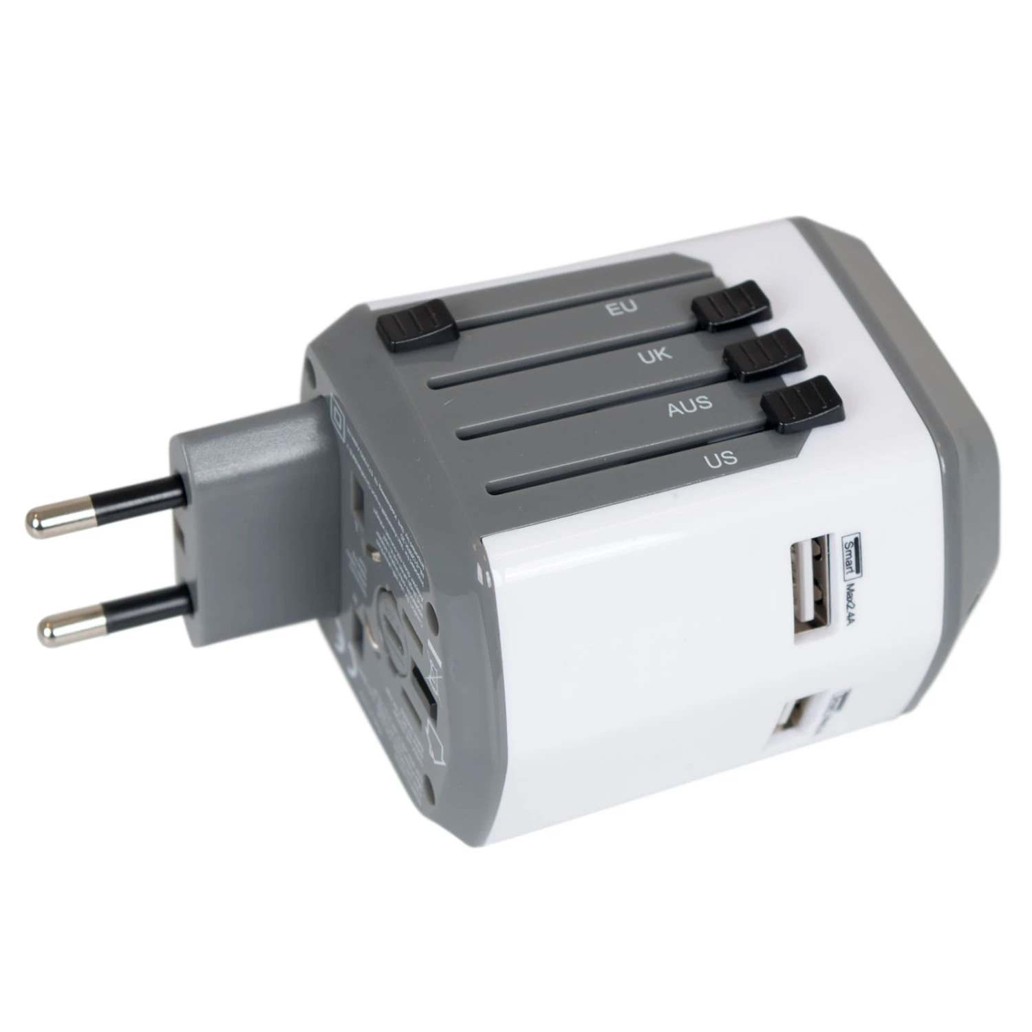 Reisestecker Global USB In Weiß 8 Reisestecker Global USB In Weiß – Bild 8