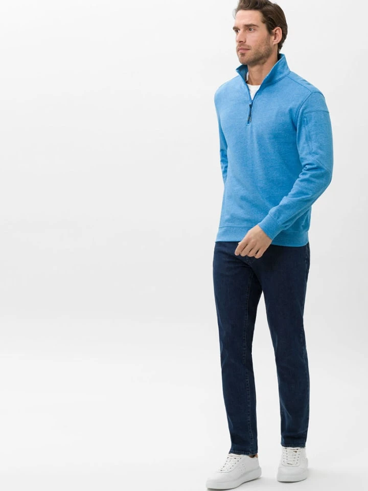 BRAX Sweathirt "Sullivan" In Blau 3 BRAX Sweathirt "Sullivan" In Blau – Bild 3