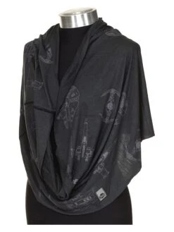 Buff Loop-Schal In Schwarz - (L)105 X (B)60 Cm