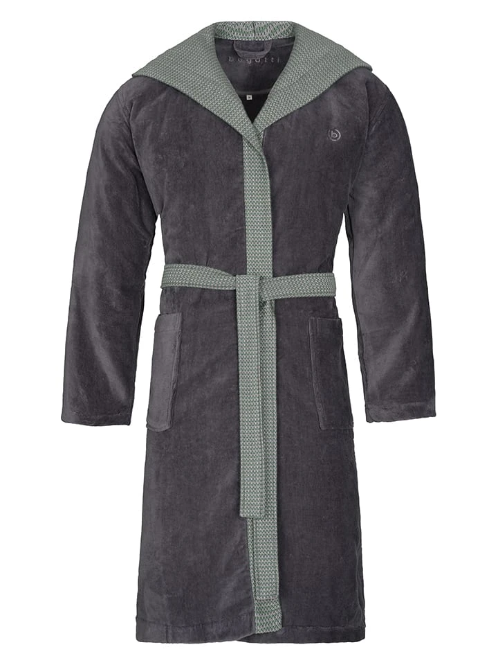 Bugatti Bademantel "Domenico" In Grau 1 Bugatti Bademantel "Domenico" In Grau