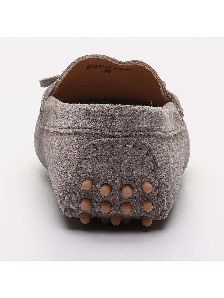 Leder-Mokassins "Newton" In Grau 4 Leder-Mokassins "Newton" In Grau – Bild 4