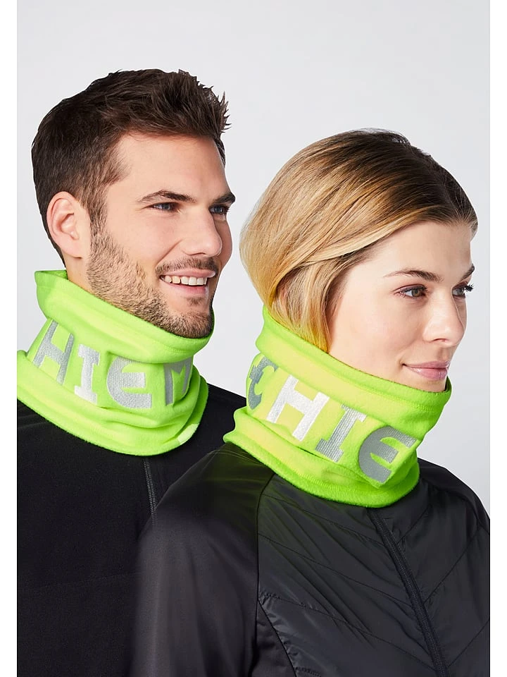 Chiemsee Loop-Schal "Lip Trick" In Neongrün - (L)60 X (B)20,5 Cm 3 Chiemsee Loop-Schal "Lip Trick" In Neongrün - (L)60 X (B)20,5 Cm – Bild 3