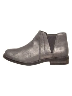 Clarks Leder-Chelsea-Boots "Demi Beat" In Silbergrau