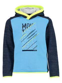 CMP Fleecepullover In Hellblau/ Dunkelblau