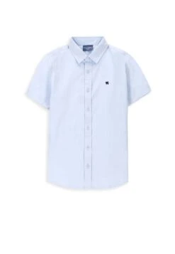 Hemd Mit Kurzen Ärmeln In Blau