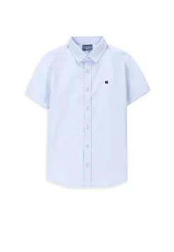 Hemd Mit Kurzen Ärmeln In Blau