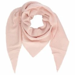 Lian Schal Halstuch Elagentes Modeaccessoires Aus 100% Baumwolle In Lachsrosa