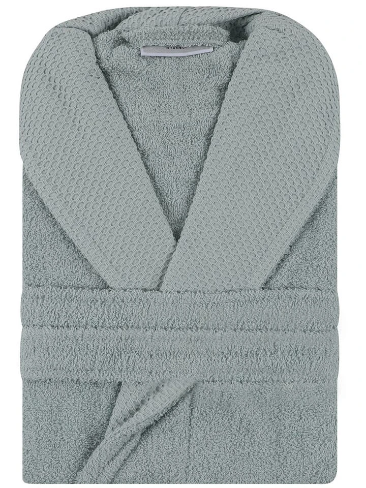 Bademantel "Cappa" In Mint 2 Bademantel "Cappa" In Mint – Bild 2