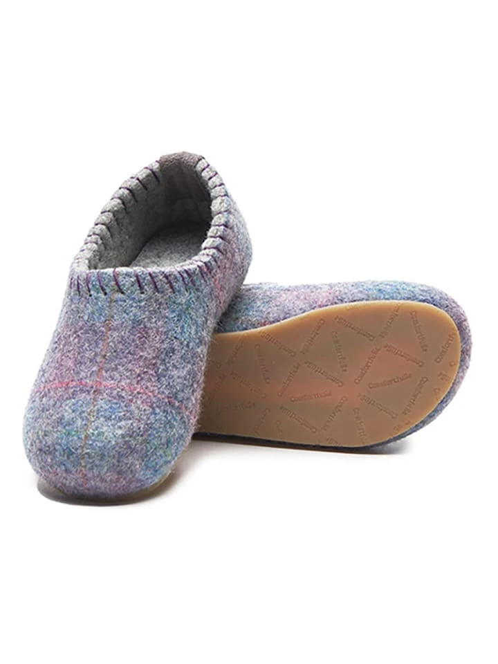 Hausschuhe In Lila/ Bunt 5 Hausschuhe In Lila/ Bunt – Bild 5