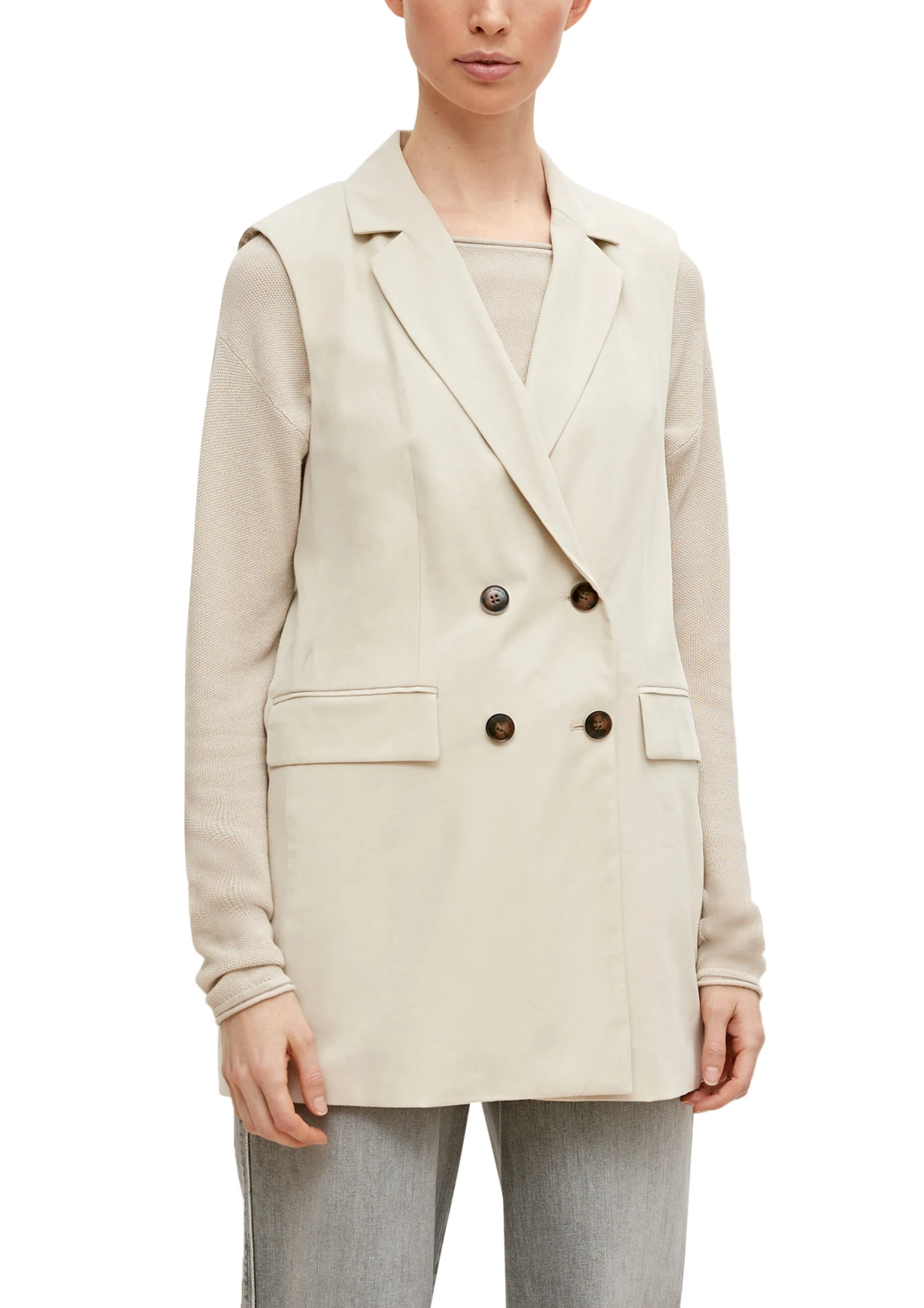 Weste Beige 3 Weste Beige – Bild 3