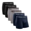 Boxershorts Classic Trunks In Blue/grey Mix