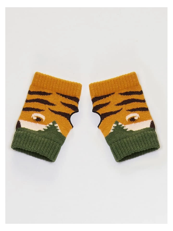 Armstulpen "Tiger" In Orange 2 Armstulpen "Tiger" In Orange – Bild 2