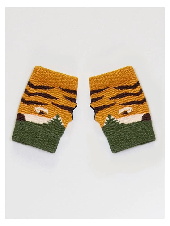 Armstulpen "Tiger" In Orange 1 Armstulpen "Tiger" In Orange