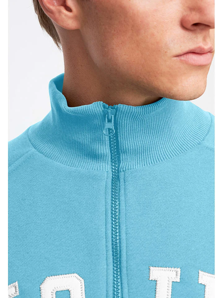 Derbe Sweatjacke In Türkis 5 Derbe Sweatjacke In Türkis – Bild 5