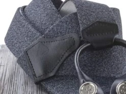 Hosenträger 36mm Meliert In Anthrazit -Limango Verkäufe dethloff hosentrager 36mm meliert in anthrazit 4