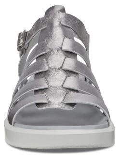 ECCO Leder-Sandalen "Flowt LX" In Silber -Limango Verkäufe ecco leder sandalen flowt lx in silber 4