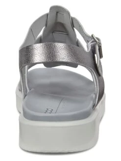 ECCO Leder-Sandalen "Flowt LX" In Silber -Limango Verkäufe ecco leder sandalen flowt lx in silber 5