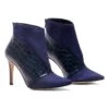 Elodie Leder-Ankle-Boots In Dunkleblau