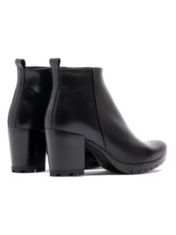 Elodie Leder-Ankle-Boots In Schwarz -Limango Verkäufe elodie leder ankle boots in schwarz 2