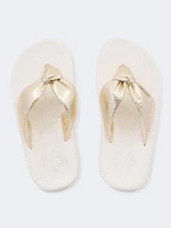 Flip Flops "Toe Comfy" In Weiß