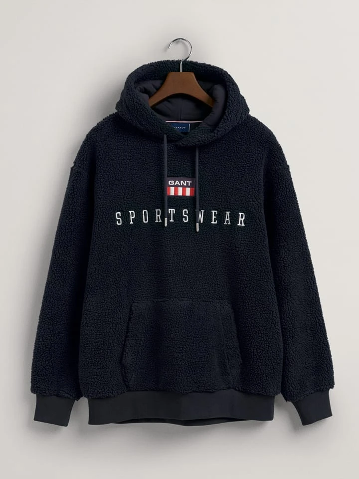 Gant Fleecehoodie In Dunkelblau 1 Gant Fleecehoodie In Dunkelblau
