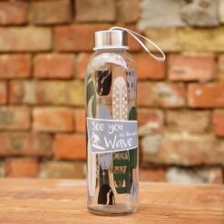 Trinkflasche Surfer Glas In Blau - 500 Ml -Limango Verkäufe geda labels trinkflasche surfer glas in blau 500 ml 2