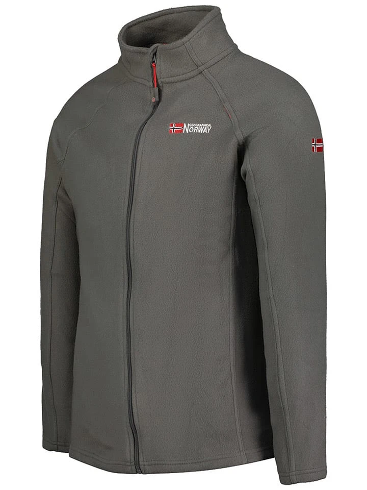 GEOGRAPHICAL NORWAY Fleecejacke In Grau 3 GEOGRAPHICAL NORWAY Fleecejacke In Grau – Bild 3