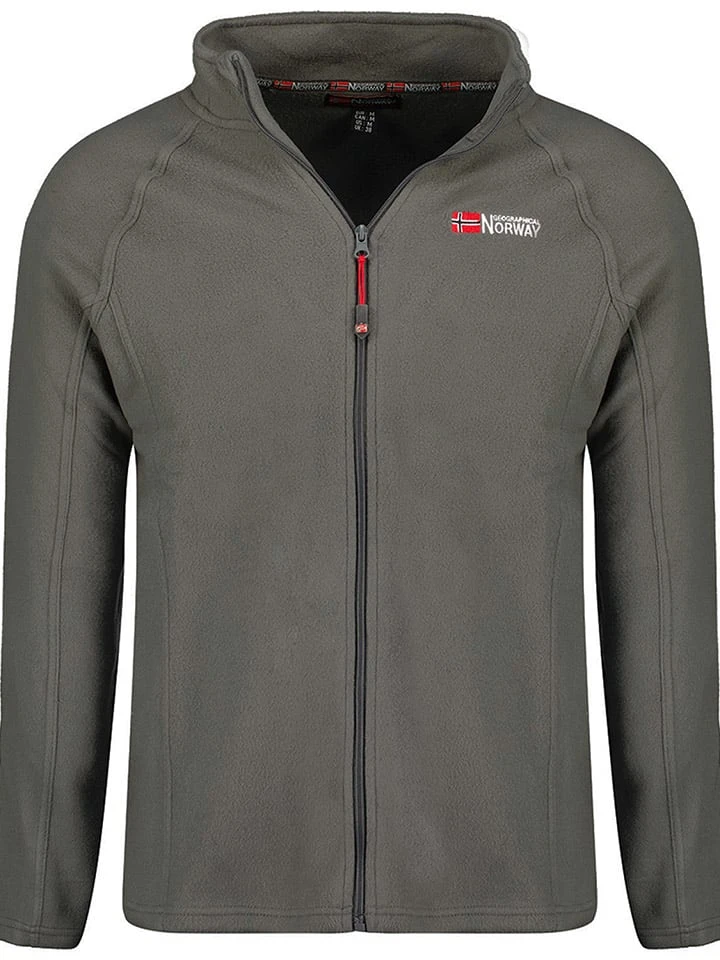 GEOGRAPHICAL NORWAY Fleecejacke In Grau 1 GEOGRAPHICAL NORWAY Fleecejacke In Grau