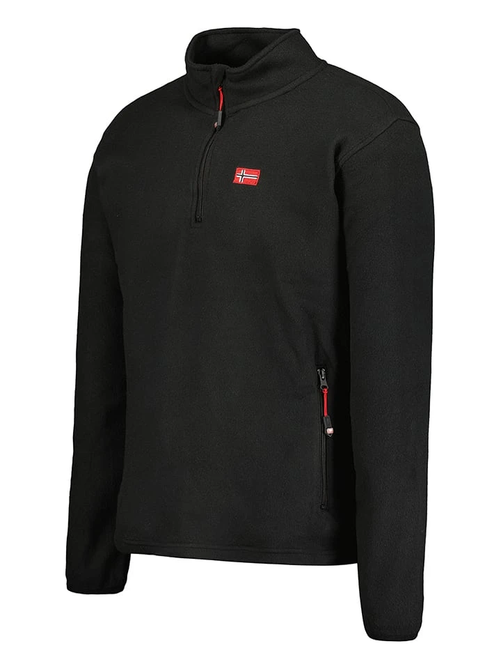 GEOGRAPHICAL NORWAY Fleecepullover In Schwarz 2 GEOGRAPHICAL NORWAY Fleecepullover In Schwarz – Bild 2