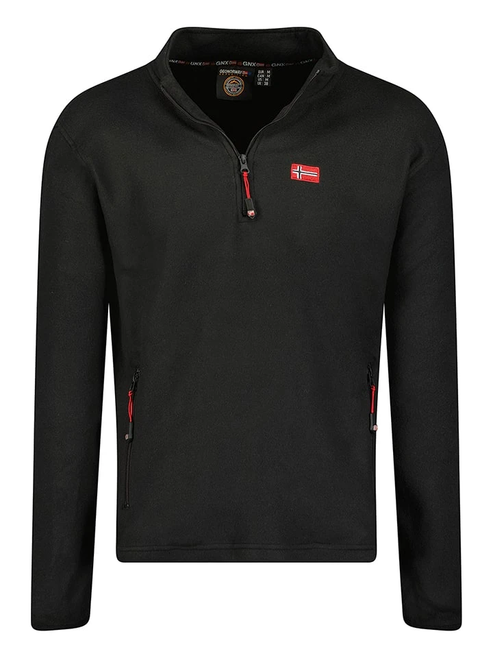 GEOGRAPHICAL NORWAY Fleecepullover In Schwarz 1 GEOGRAPHICAL NORWAY Fleecepullover In Schwarz