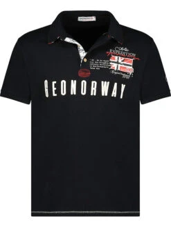 GEOGRAPHICAL NORWAY Poloshirt "Kason" In Schwarz -Limango Verkäufe geographical norway poloshirt kason in schwarz 1