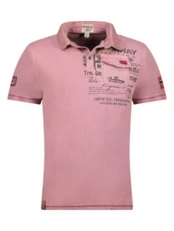 GEOGRAPHICAL NORWAY Poloshirt "Keony" In Flieder