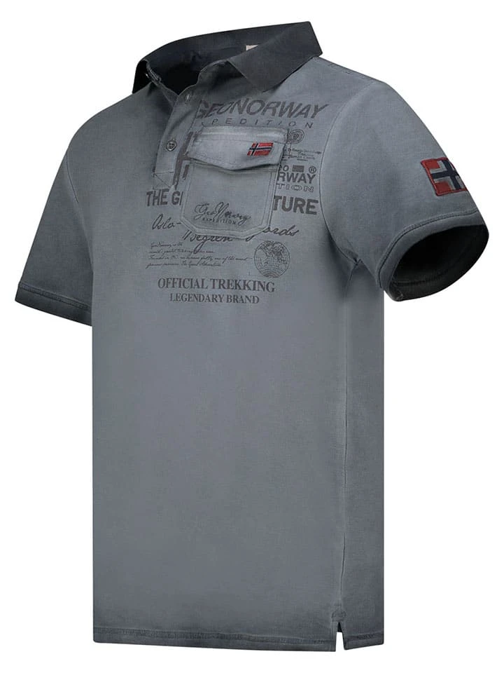 GEOGRAPHICAL NORWAY Poloshirt "Keony" In Grau 3 GEOGRAPHICAL NORWAY Poloshirt "Keony" In Grau – Bild 3